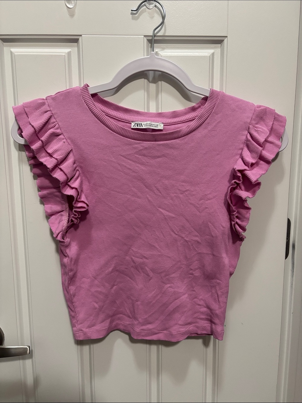 Zara Ruffled Sleeve Tank Top